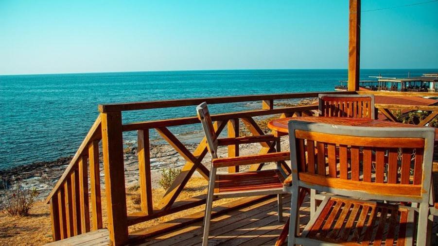 Zambak Holiday Village & Restaurant Superb Seafront Location ! Agios Georgios  Dış mekan fotoğraf